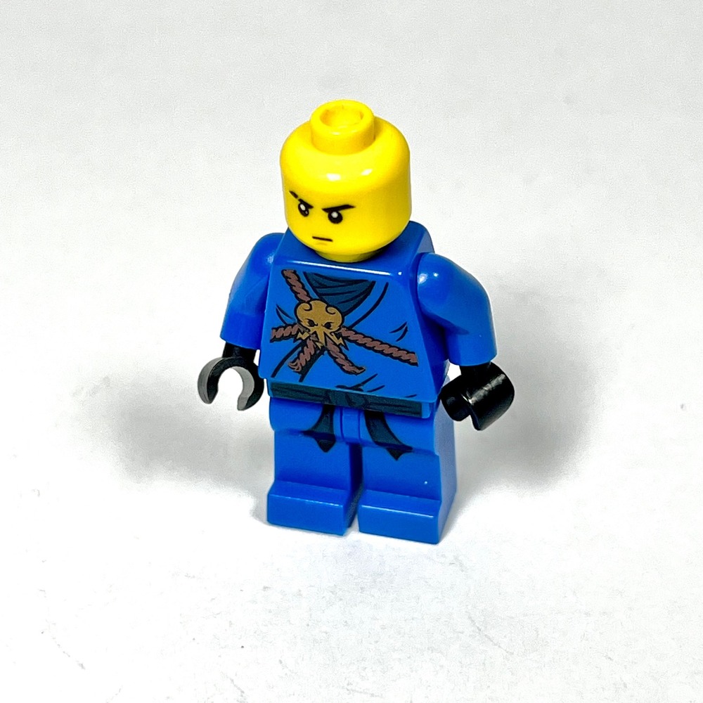 LEGO Ninjago Jay Minifigure njo004 Incomplete Missing Headgear Blue Ninja Figure